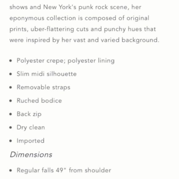 Corey Lynn Calter Anthro Watercolor Floral Dress - Picture 4 of 8